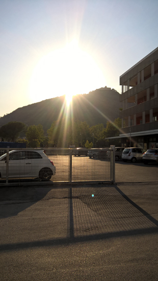 sfera di luce celeste orb a Montecassino