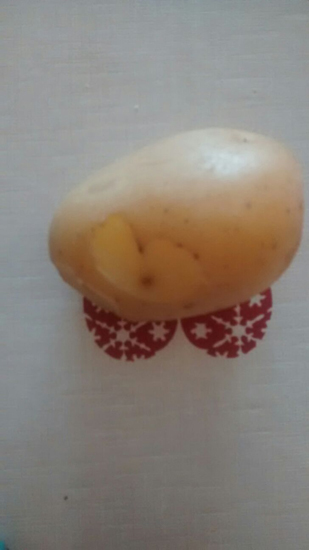 un cuore nella patata