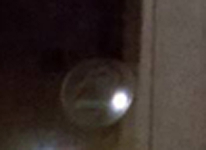 Image orbs on internal shop window