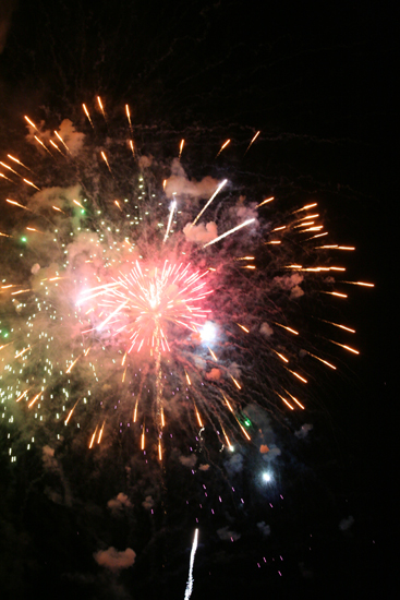 spettacolari immagini di fuochi d'artificio